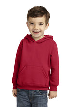 Load image into Gallery viewer, Toddler Core Fleece Pullover Hooded Sweatshirt / Red / Beach FC