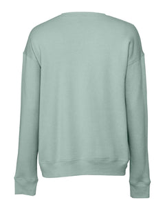 Sponge Fleece Drop Shoulder Crewneck Sweatshirt / Dusty Blue/ VB FUTSAL