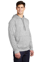 Load image into Gallery viewer, Electric Heather Fleece Hooded Pullover / Silver / VB FUTSAL