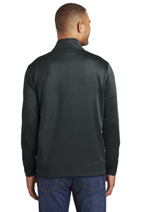 Performance Fleece 1/4-Zip Pullover Sweatshirt / Jet Black / Beach FC