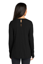Load image into Gallery viewer, Ladies Activewear Long Sleeve Tunic / Black / Beach FC