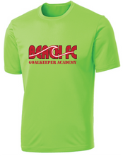 Load image into Gallery viewer, Short Sleeve Performance Tee / Neon Green / Goalkeeper Academy