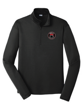 Load image into Gallery viewer, Performance Fleece 1/4-Zip Pullover Sweatshirt / Jet Black / Beach FC
