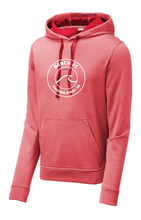 Load image into Gallery viewer, Sport-Wick Performance Heather Fleece Hooded Pullover / Heather Red / Beach FC