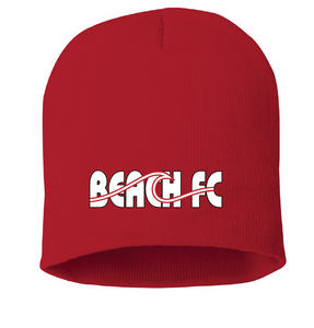Knit Beanie / Red  / Beach FC