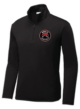 Load image into Gallery viewer, Youth PosiCharge Competitor 1/4-Zip Pullover / Black / Beach FC