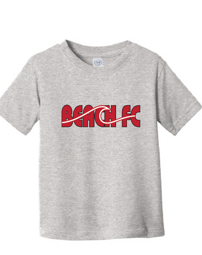 Toddler Fine Jersey Tee / Heather Gray / Beach FC
