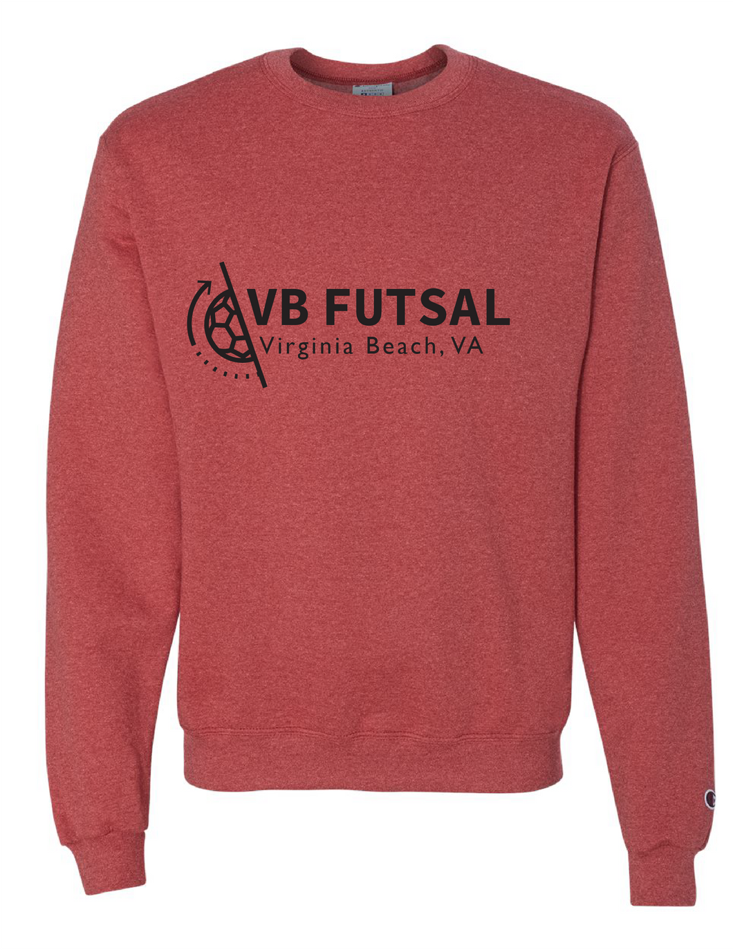 Crewneck Sweatshirt / Heather Red / VB FUTSAL