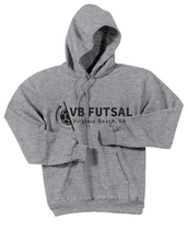 Load image into Gallery viewer, Fleece Pullover Hooded Sweatshirt (Youth &amp; Adult) / Ash Gray / VB FUTSAL