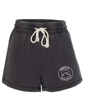 Load image into Gallery viewer, Enzyme-Washed Rally Shorts / Charcoal / Beach FC