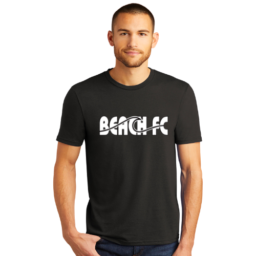 Triblend Short Sleeve T-Shirt / Black / Beach FC