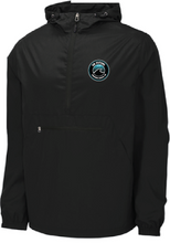 Load image into Gallery viewer, Packable Anorak / Black / VB FUTSAL