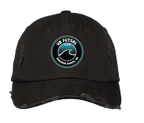 Distressed Cap / Black / VB FUTSAL