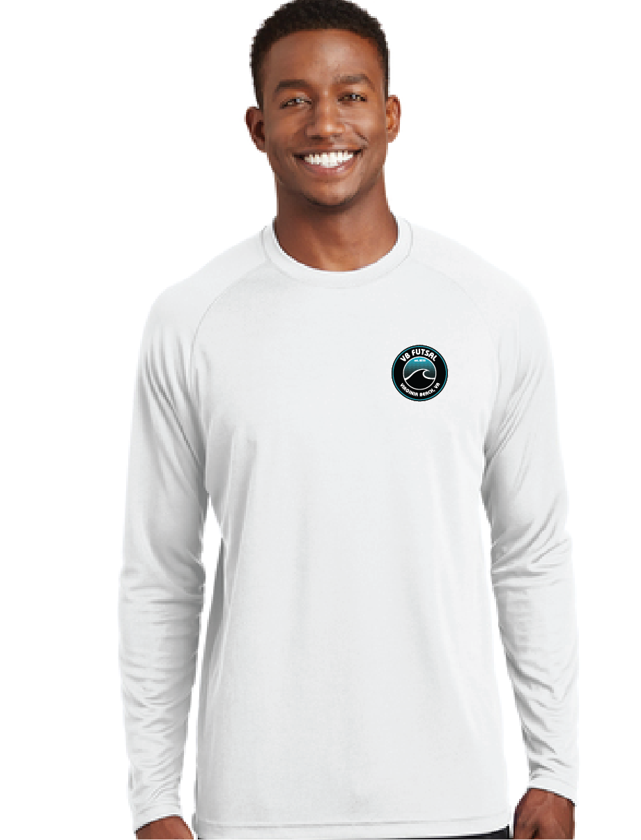 Long Sleeve Raglan T-Shirt / White / VB FUTSAL